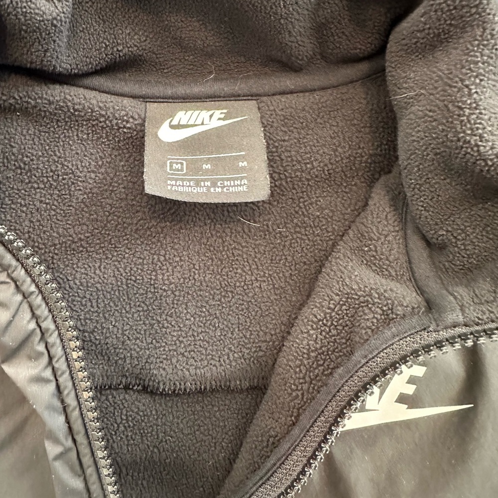 Nike fleece boys jacket.  Half zip